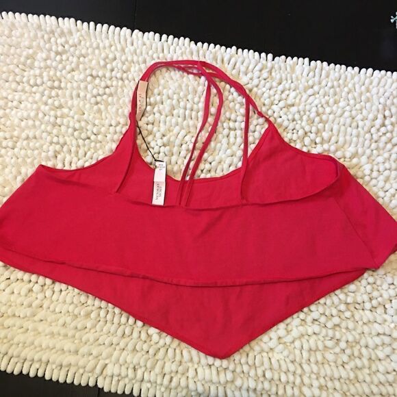 VICTORIA SECRET Red Cropped Top - Picture 3 of 7